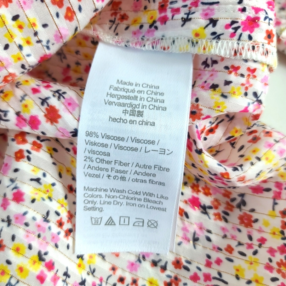 J.CREW Ruffle Top in Field Day Floral Print Blouse - Picture 7 of 9